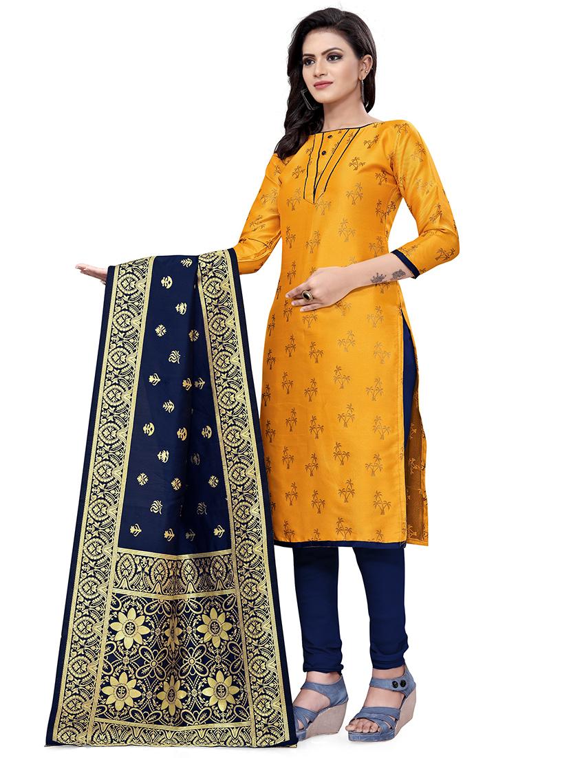 self design unstitched suit set  - 20196575 -  Standard Image - 1
