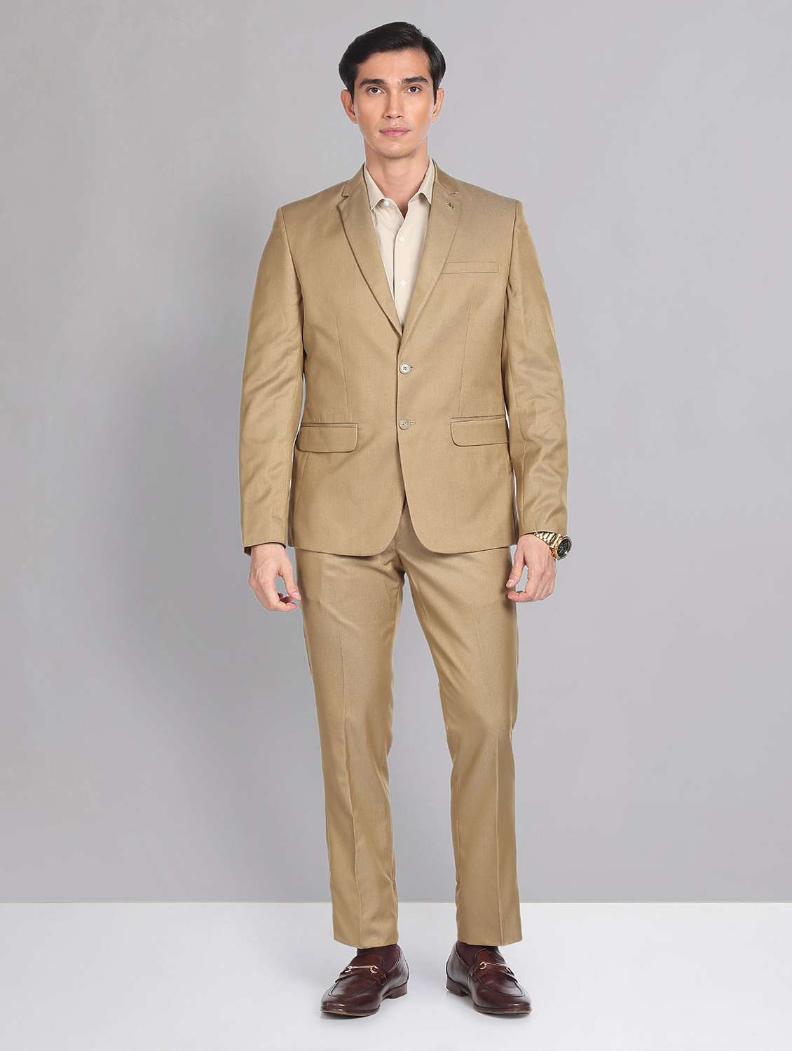 men's single breasted 2 piece suit set - 20196833 -  Standard Image - 1