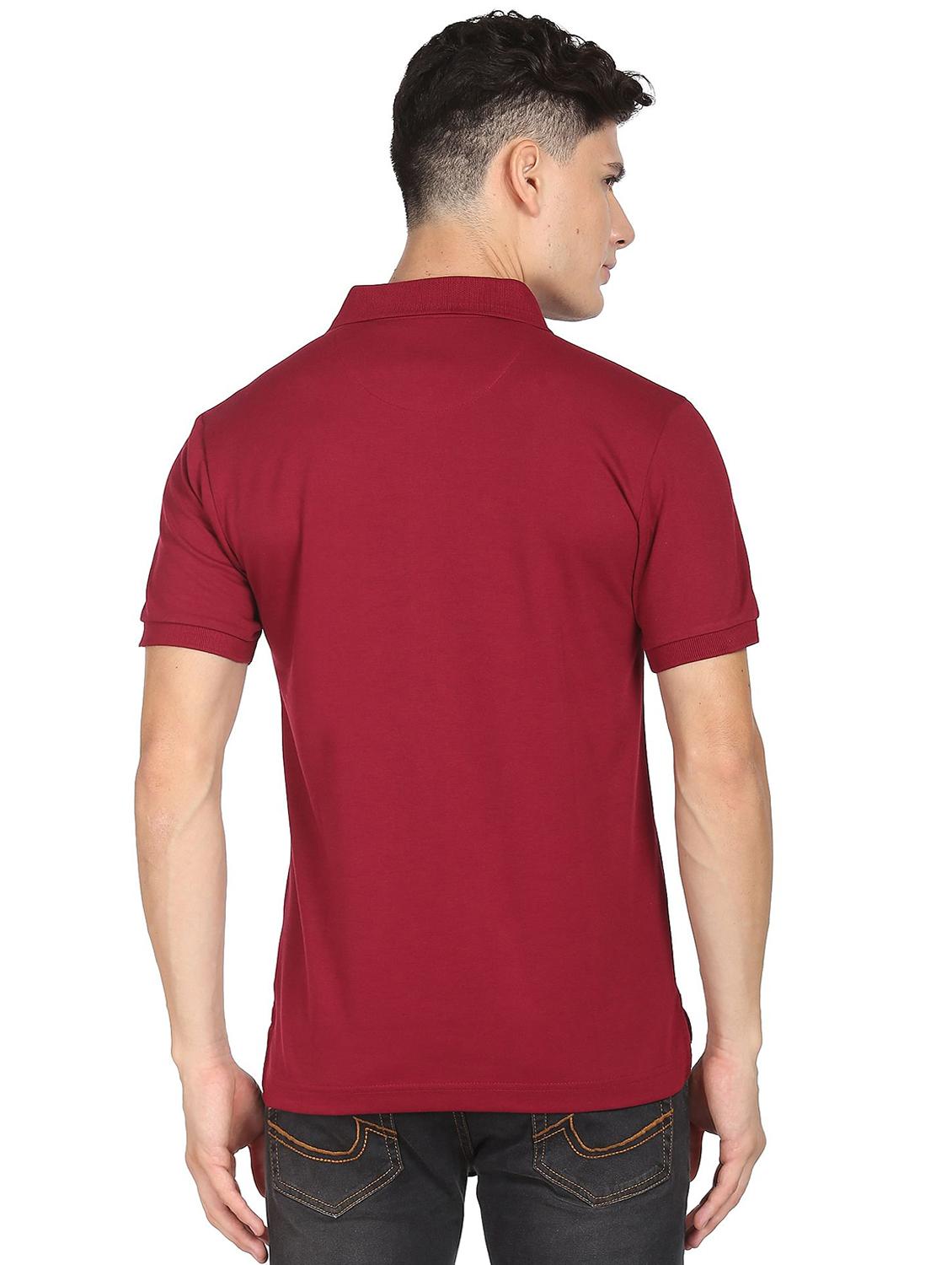 polo neck solid polo t-shirt - 20196836 - Standard Image - 1