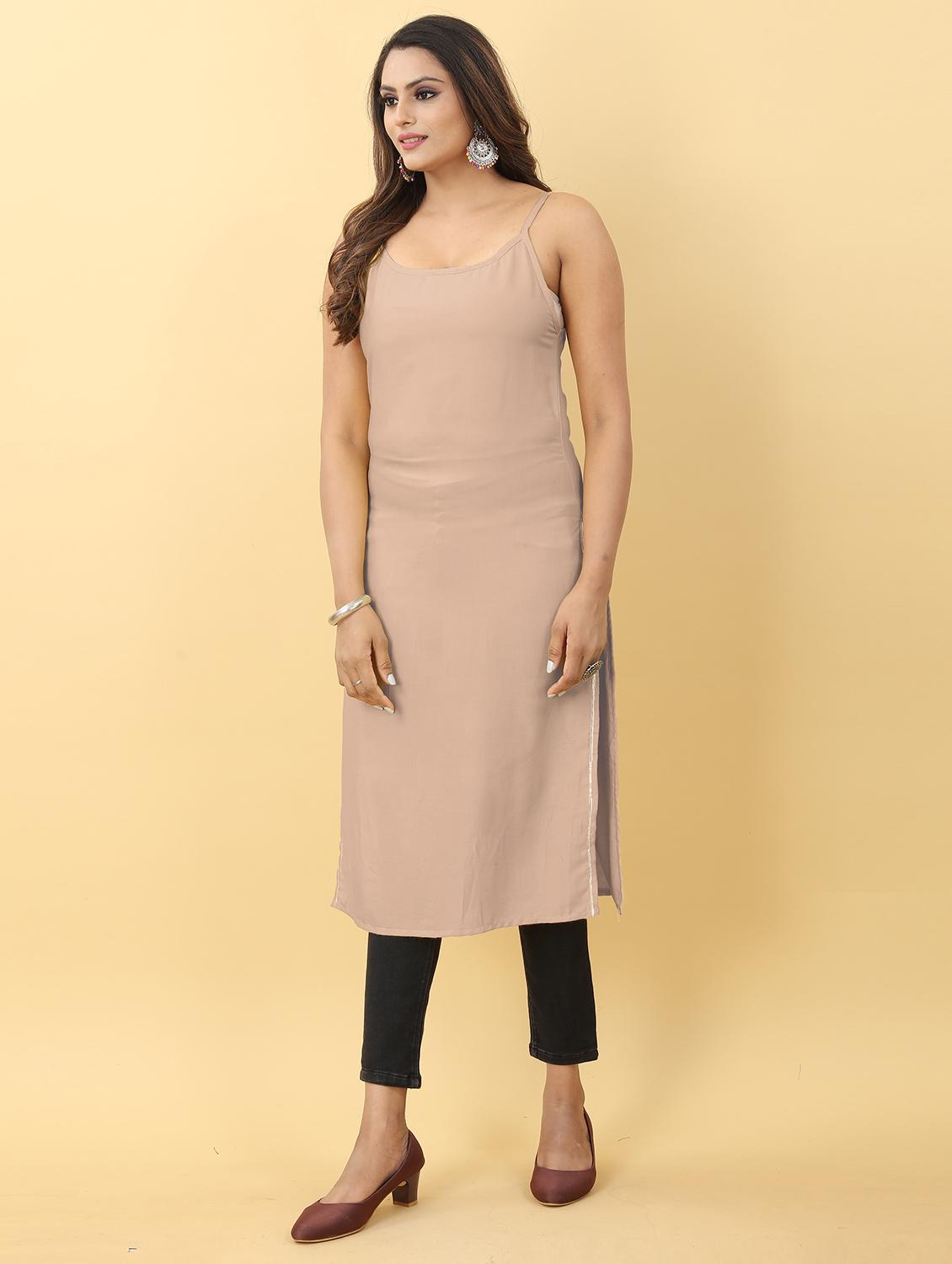 women's straight kurta - 20196937 - Standard Image - 1