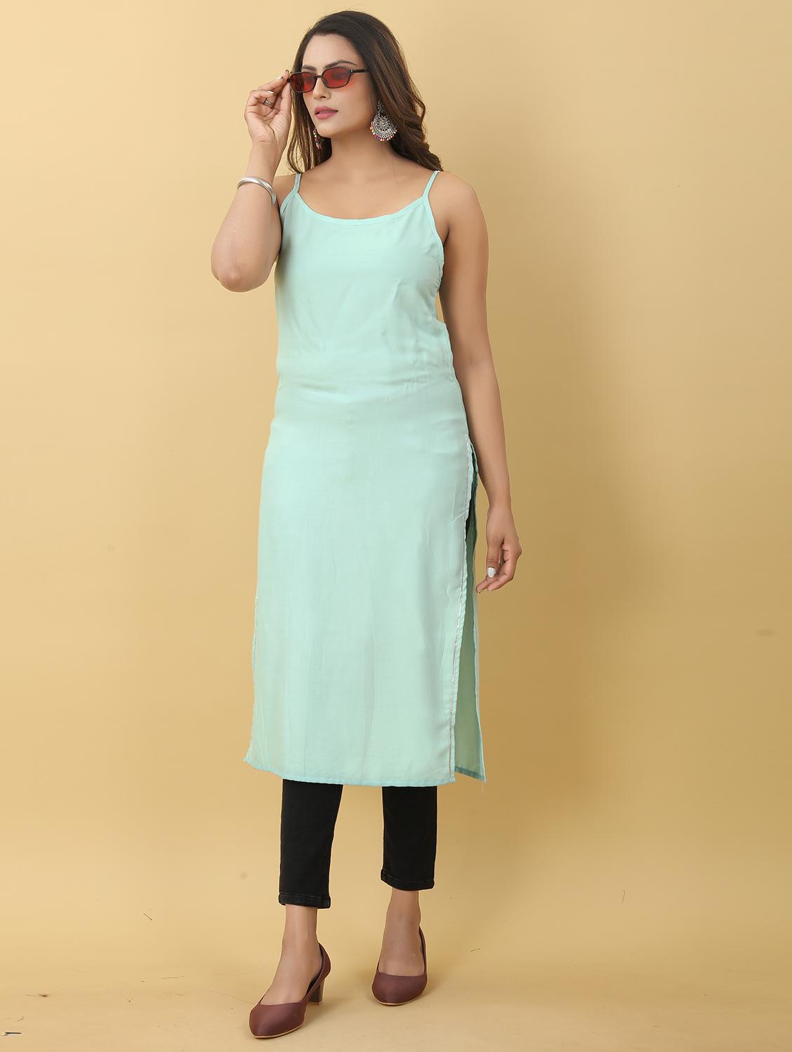 women's straight kurta - 20196941 - Standard Image - 1