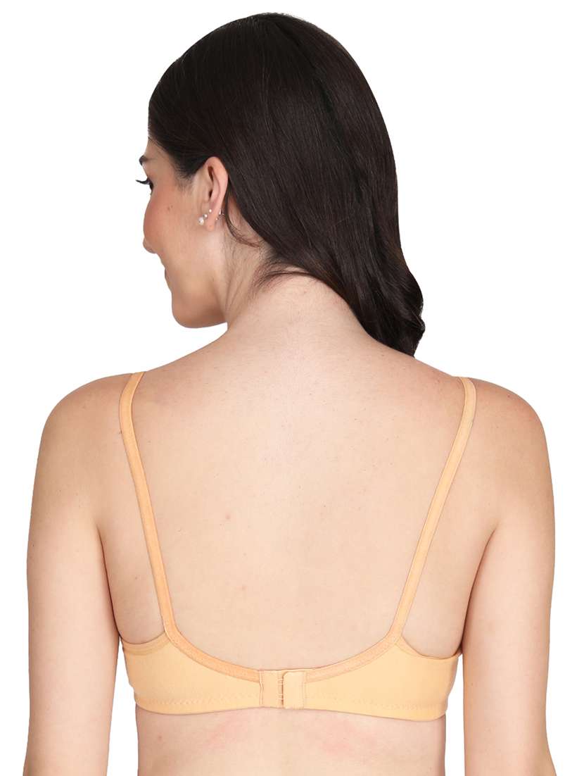 pack of 3 solid multi colored bra - 20196989 -  Standard Image - 6