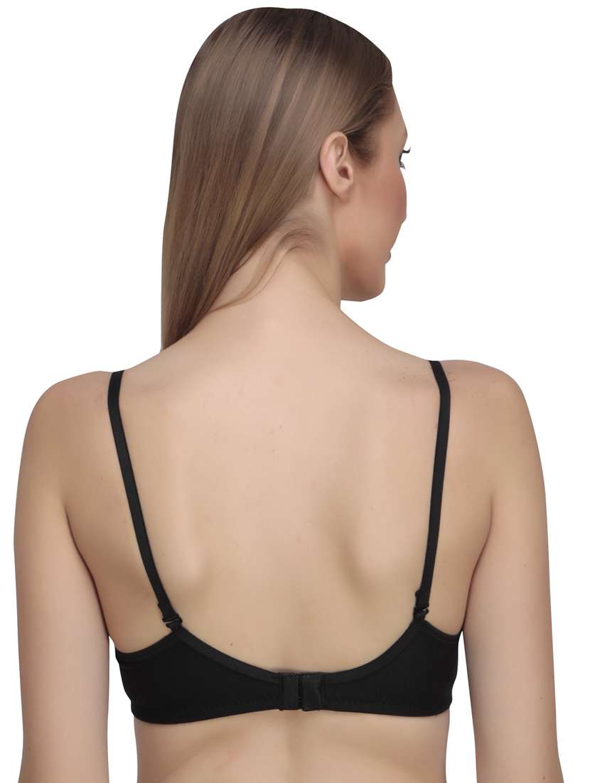 pack of 4 solid multi colored bra - 20196992 -  Standard Image - 6