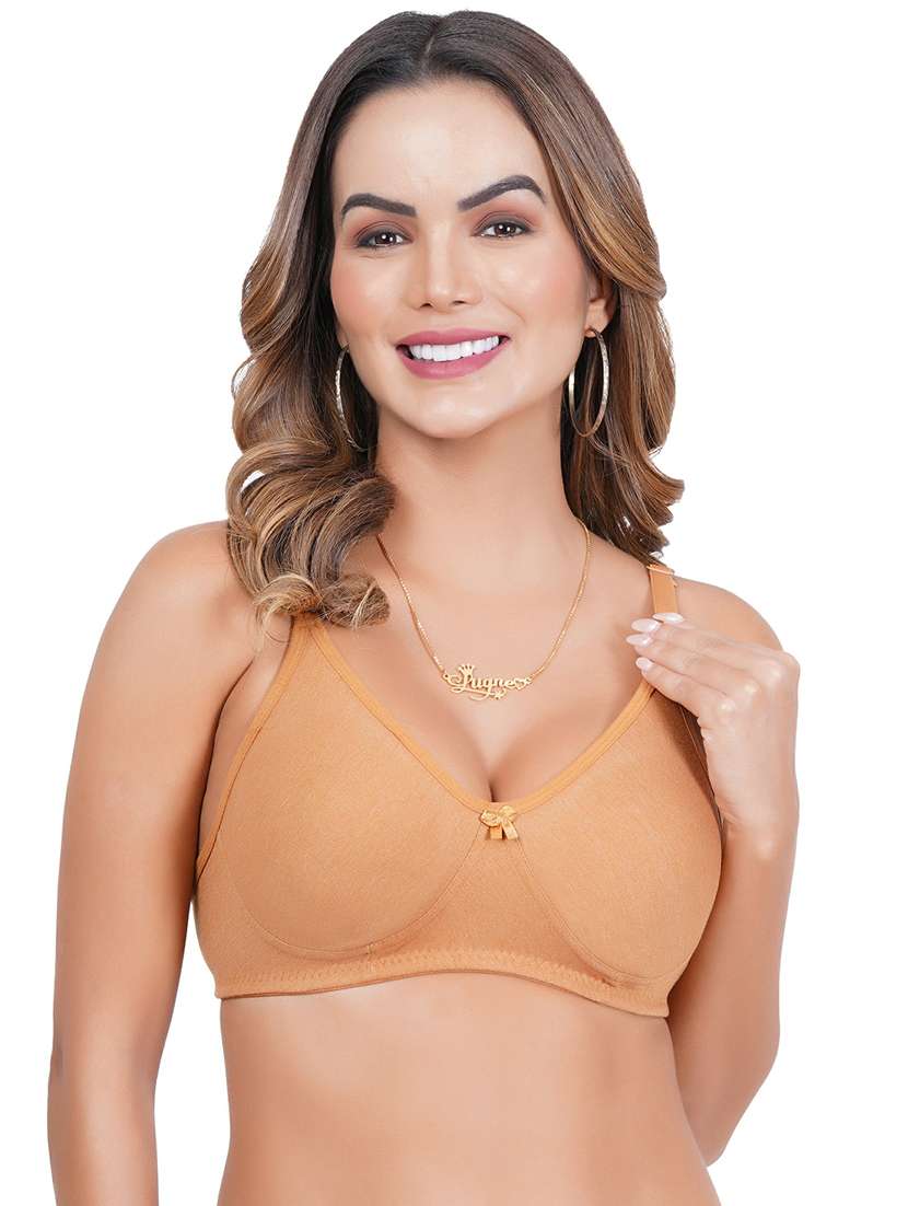 women pack of 5 solid bra combo - 20197008 -  Standard Image - 4