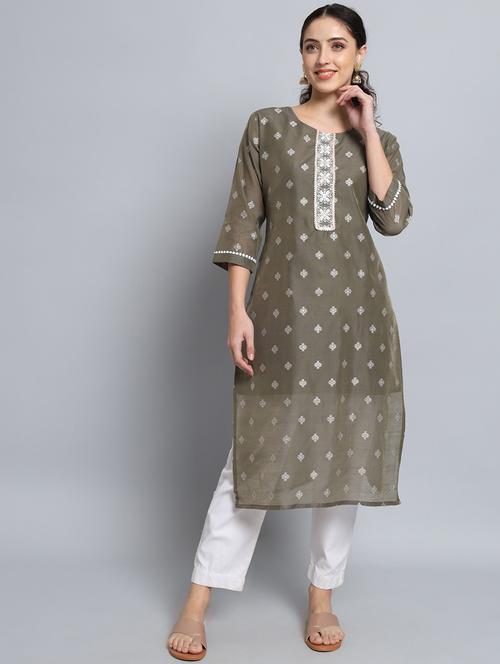 women's straight kurta - 20197168 -  Standard Image - 0