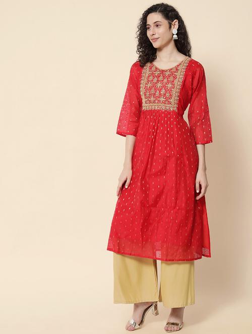 women's a-line kurta - 20197188 -  Standard Image - 0
