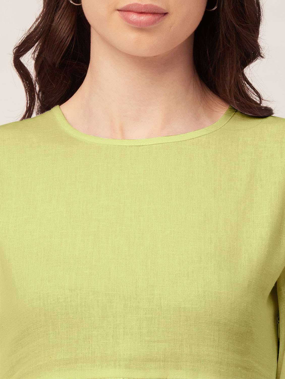 women's tiered dress solid dress - 20197282 -  Standard Image - 4