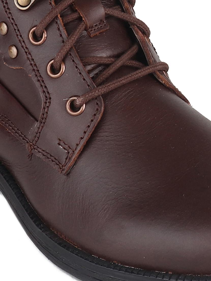 brown lace up boots - 20198480 - Standard Image - 4