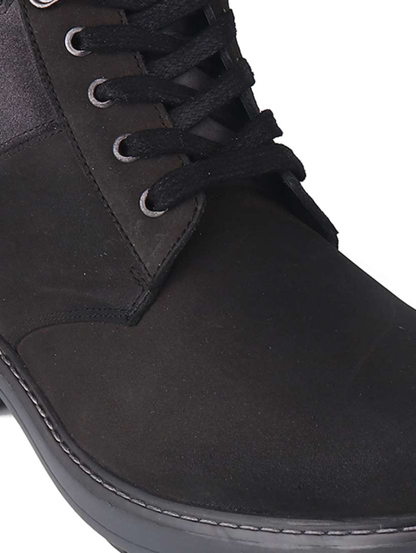 black lace up boots - 20198486 -  Standard Image - 4