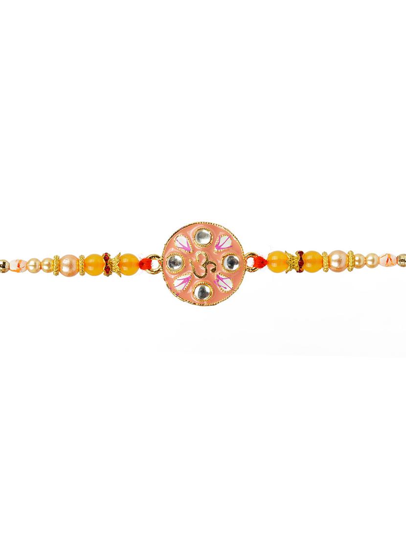 crazy corner set of 2 beads detailed rakhi - 20203527 - Standard Image - 1