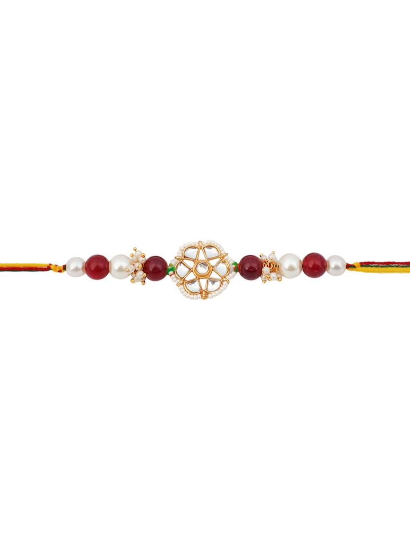 crazy corner set of 2 beads detailed rakhi combo - 20203535 -  Standard Image - 1