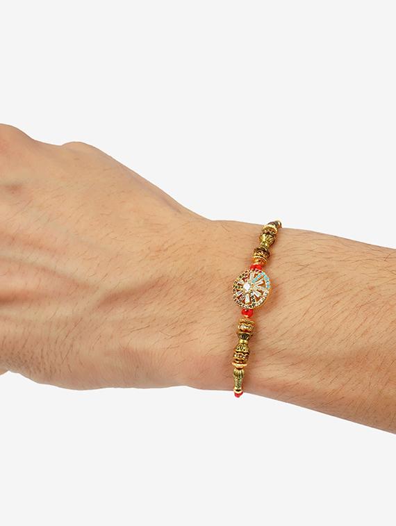 crazy corner set of 2 beads detailed rakhi combo - 20203537 - Standard Image - 4