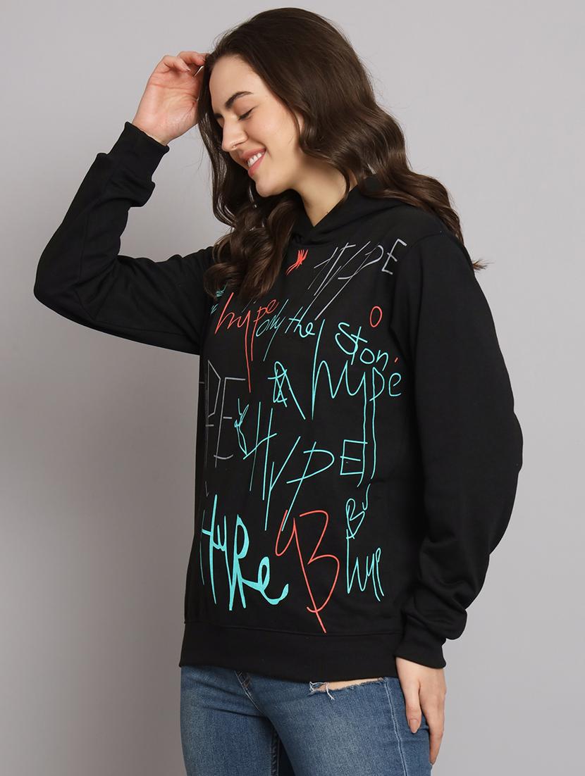women's front print sweatshirt - 20207709 - Standard Image - 1