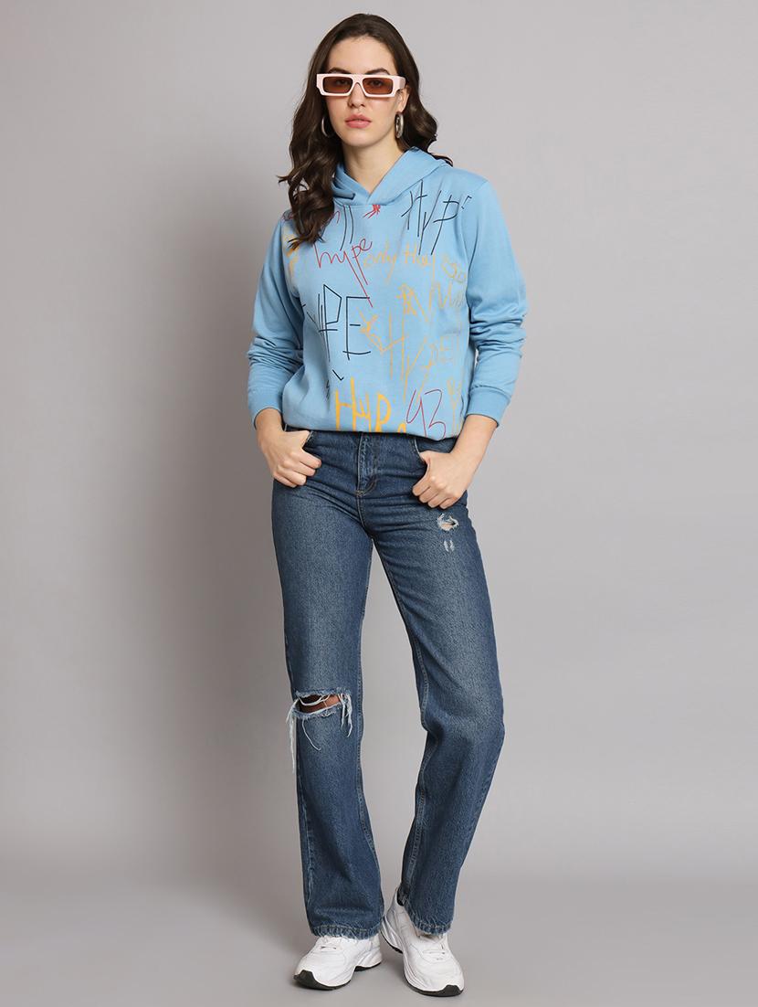 women's front print sweatshirt - 20207715 - Standard Image - 4