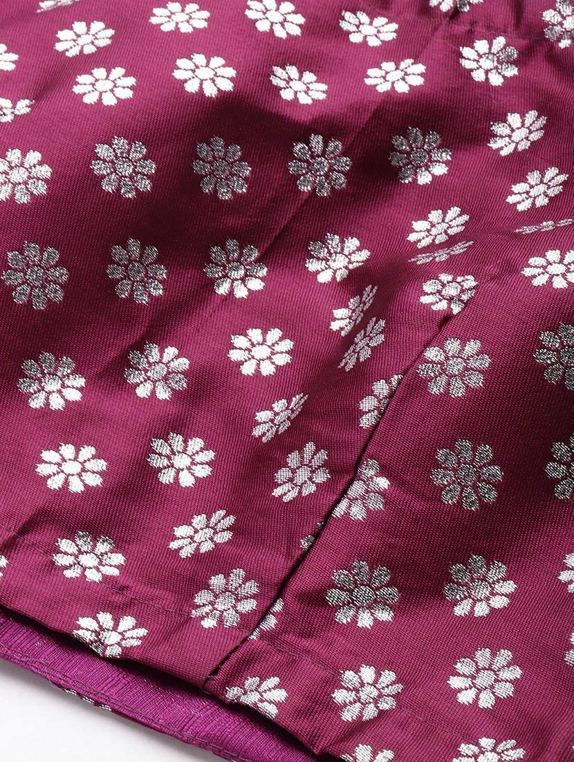 zari work semi-stitched lehenga choli with dupatta - 20209029 - Standard Image - 4