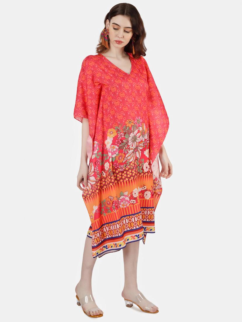 women multi colored polyester tunics kaftan - 20209351 - Standard Image - 1