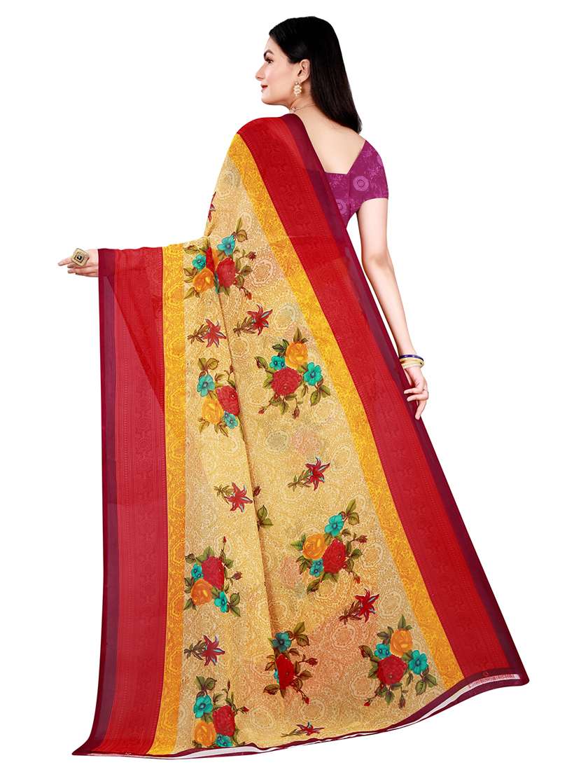 women's saree combo with blouse - 20209474 -  Standard Image - 1