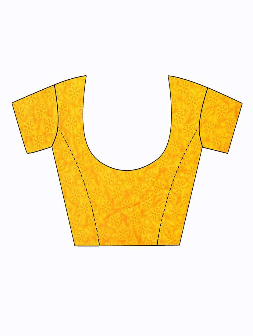 pack of 2 printed sarees with blouse - 20209540 - Standard Image - 4