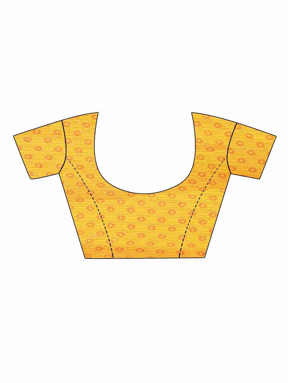pack of 2 printed sarees with blouse - 20209582 - Standard Image - 4