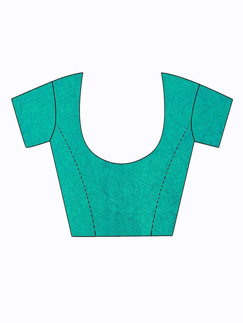 women's saree combo with blouse - 20209741 - Standard Image - 4