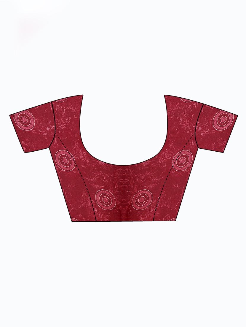 pack of 2 printed sarees with blouse - 20209765 - Standard Image - 4