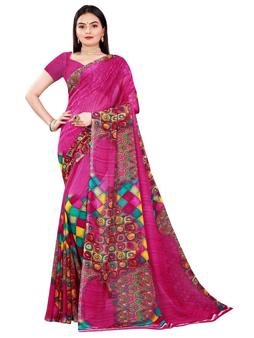 women's saree combo with blouse - 20209766 - Standard Image - 1