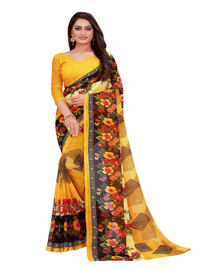 women's saree combo with blouse - 20209800 -  Standard Image - 1