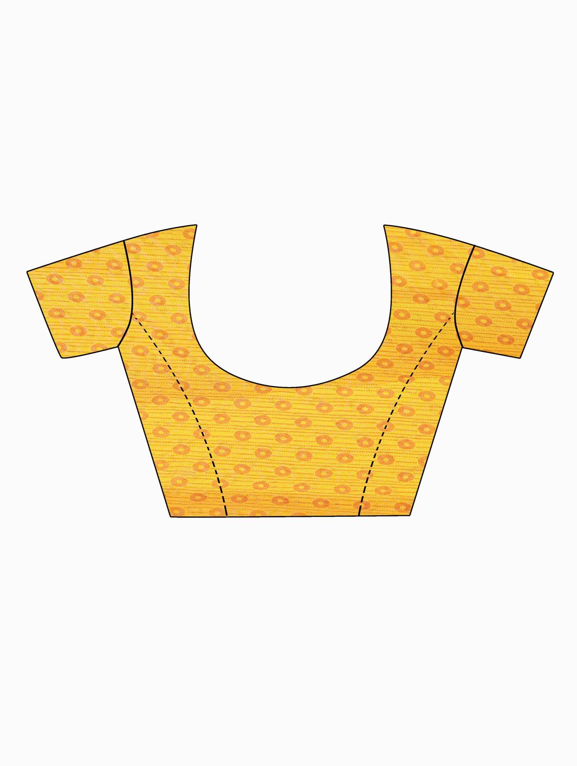 pack of 2 printed saree with blouse - 20209811 - Standard Image - 4
