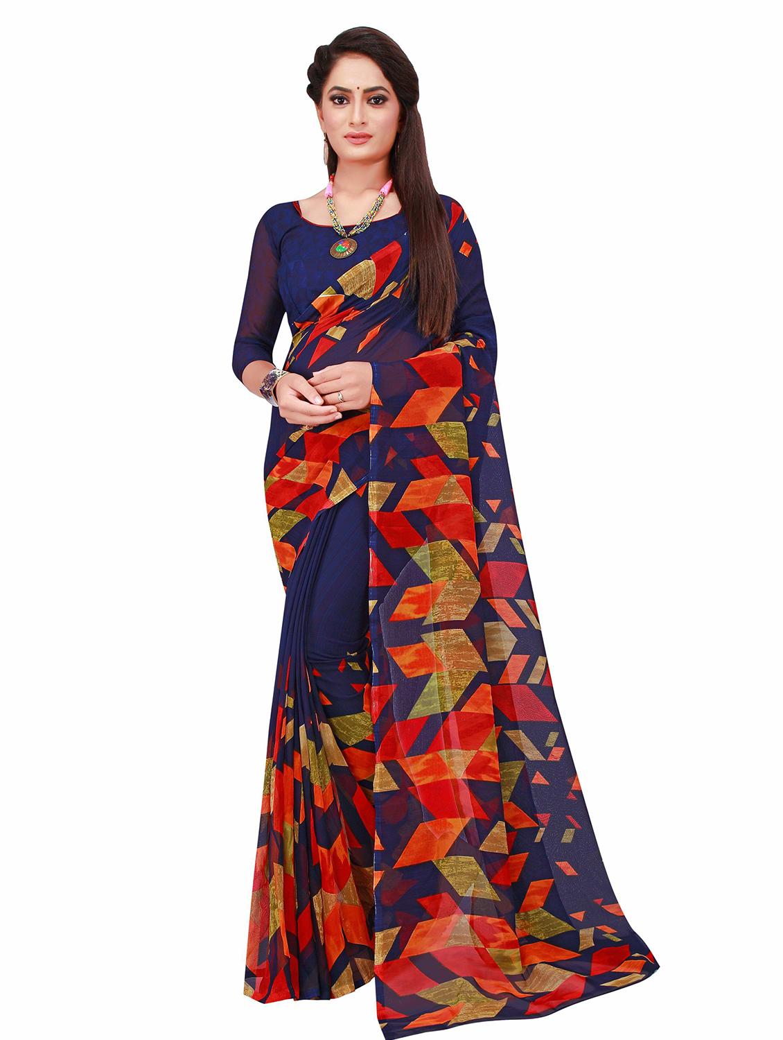 women's saree combo with blouse - 20209965 - Standard Image - 1