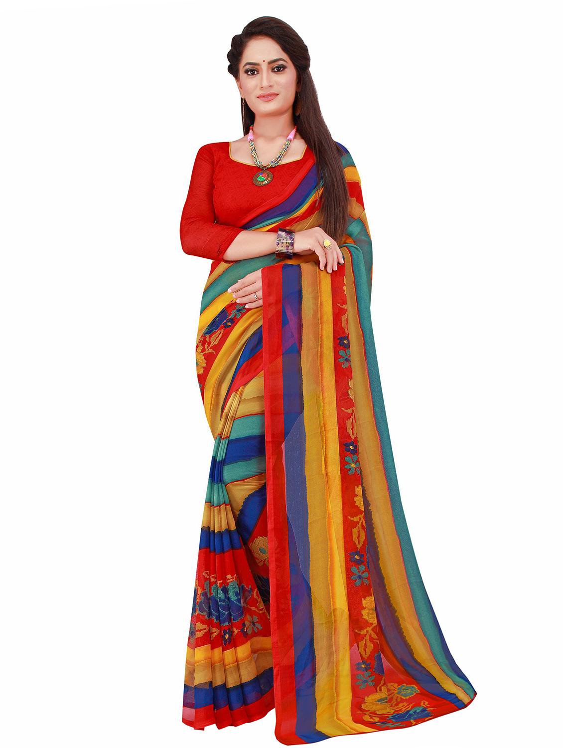 women's saree combo with blouse - 20209966 -  Standard Image - 1
