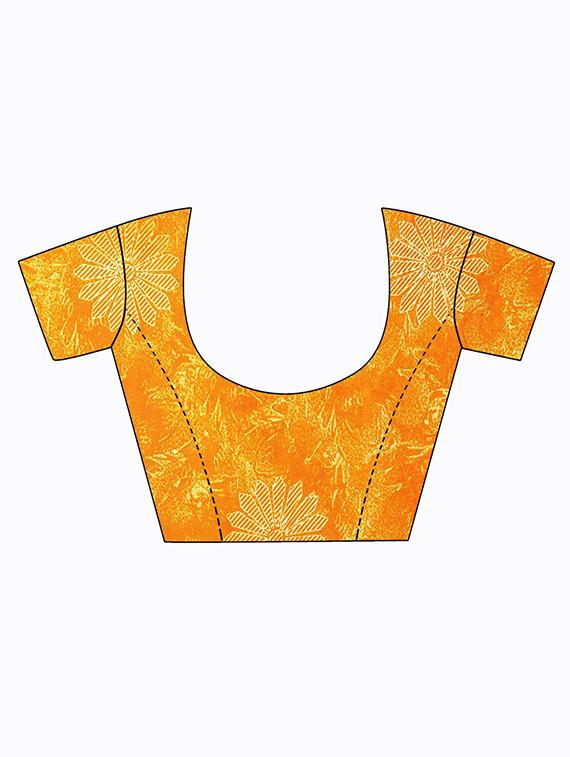 pack of 2 printed saree with blouse - 20209992 - Standard Image - 4