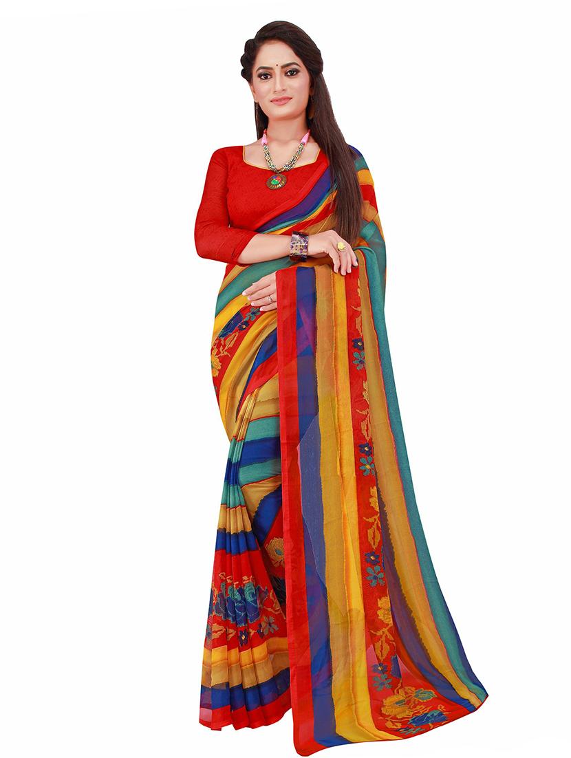 women's saree combo with blouse - 20210163 -  Standard Image - 1