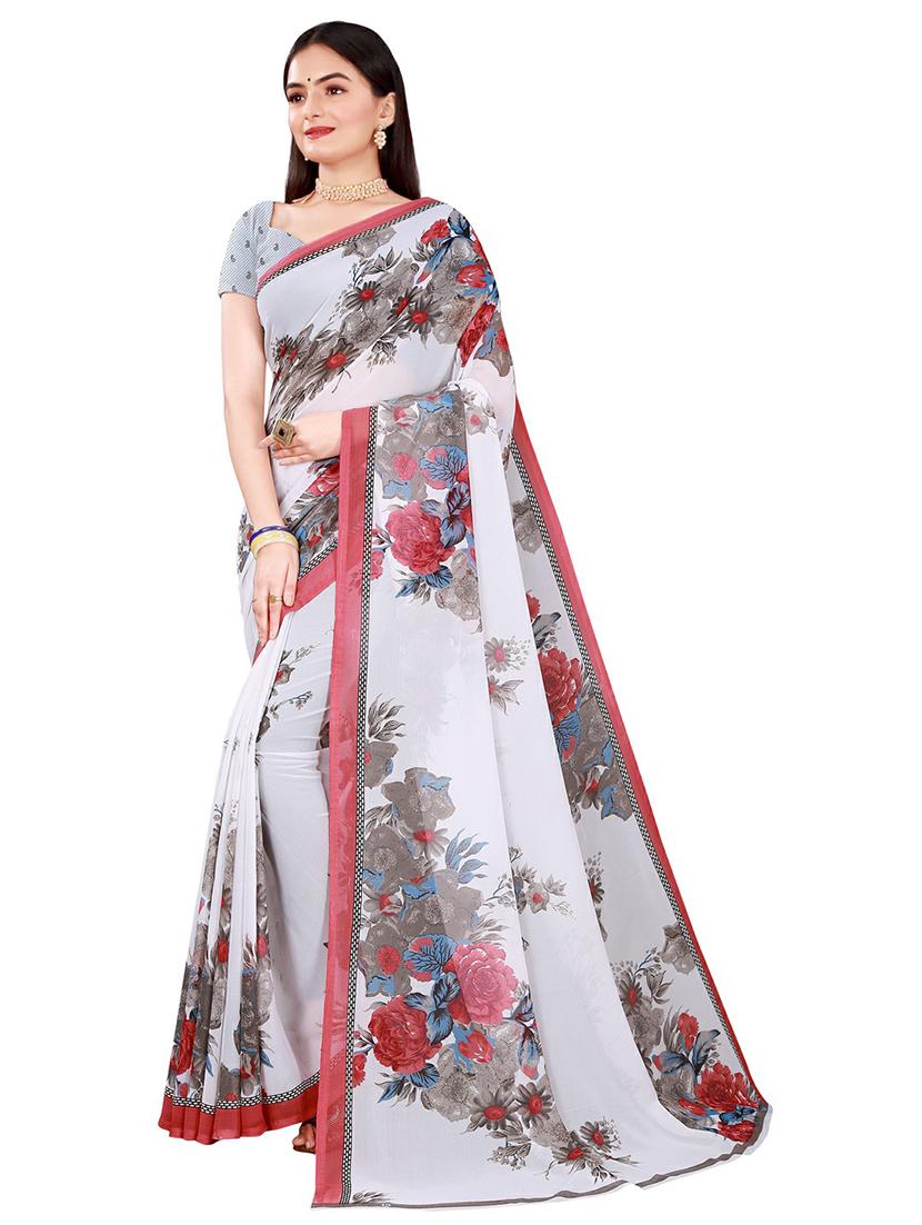 women's saree combo with blouse - 20210173 - Standard Image - 1