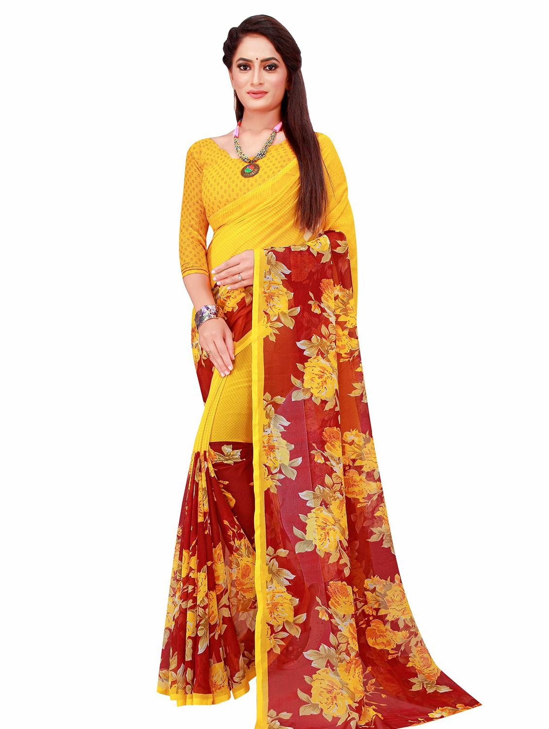 women's saree combo with blouse - 20210246 -  Standard Image - 1