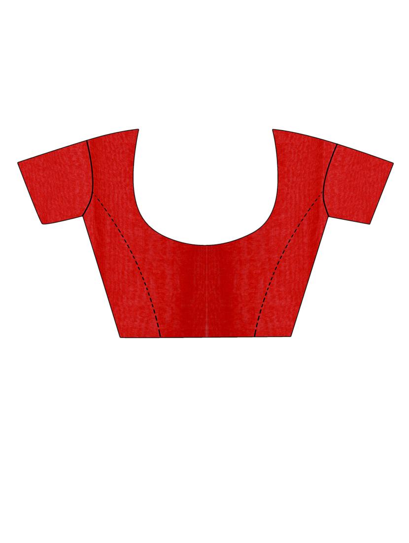 women's saree combo with blouse - 20210389 - Standard Image - 4