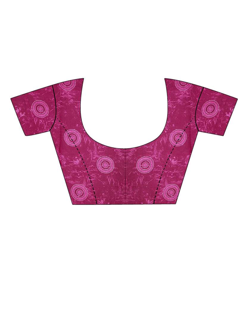 women's saree combo with blouse - 20210396 - Standard Image - 4