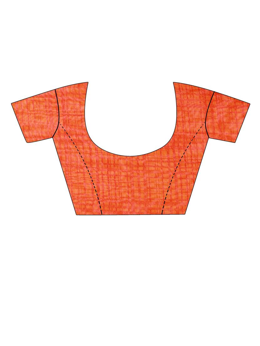 women's printed multi colored saree with blouse - 20210632 - Standard Image - 4