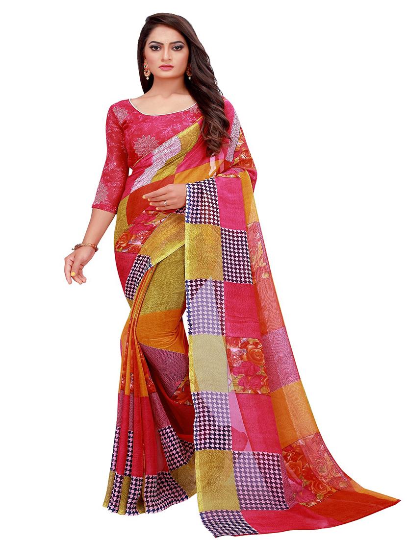 women's self design green colored saree with blouse - 20211185 - Standard Image - 1