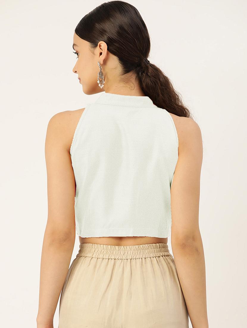 pack of 2 solid stitched blouse - 20213015 - Standard Image - 6