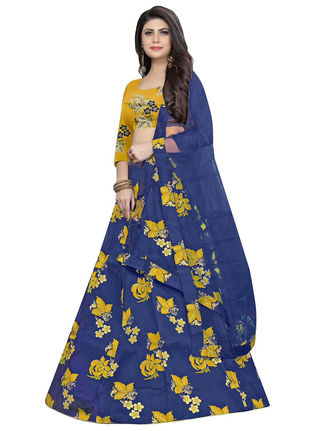 self design a-line lehenga choli set with dupatta - 20214731 - Standard Image - 1