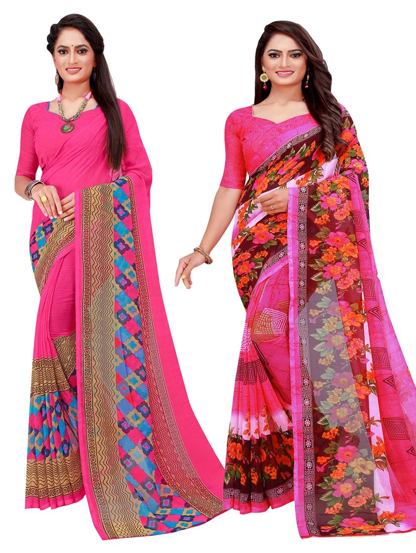 women's saree combo - 20215738 -  Zoom Image - 0
