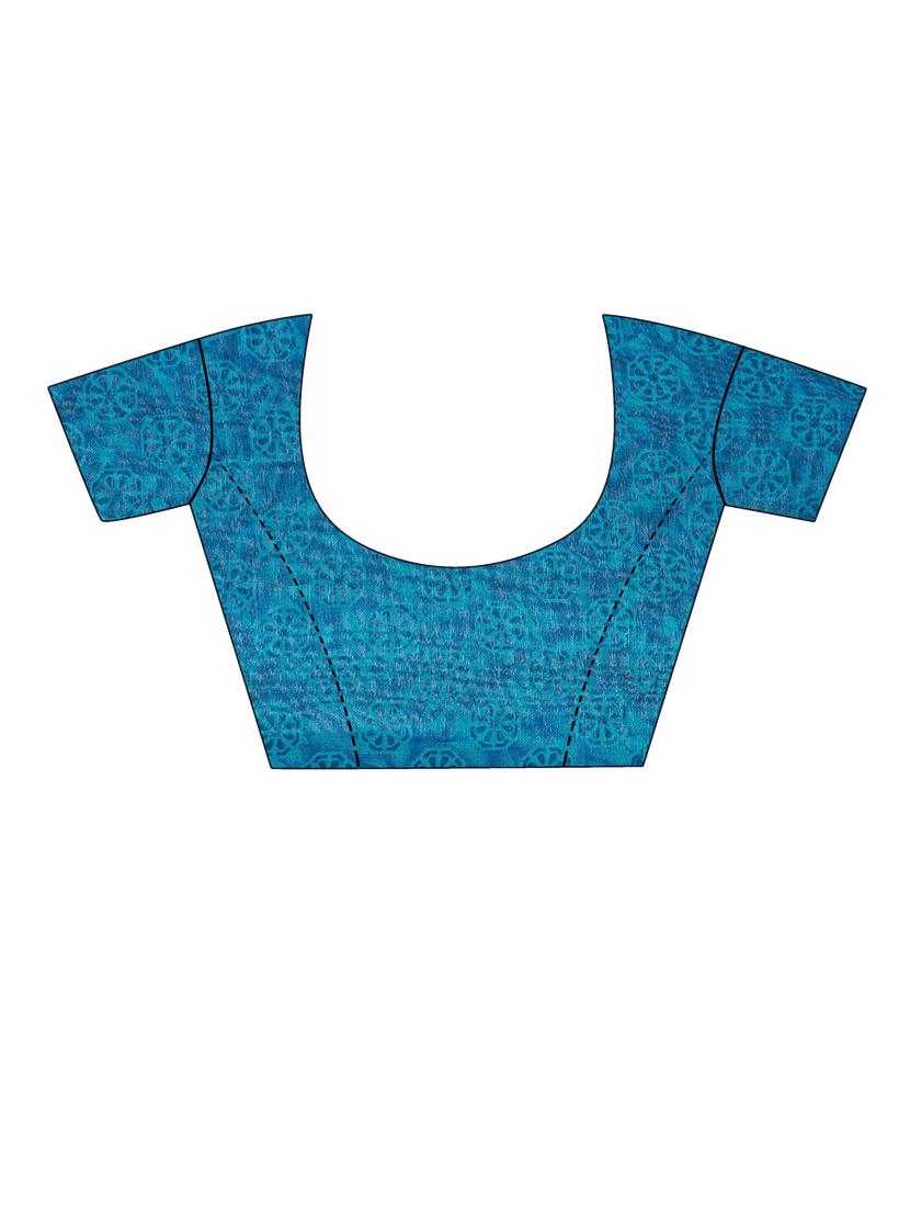 women's saree combo with blouse - 20216244 - Standard Image - 4