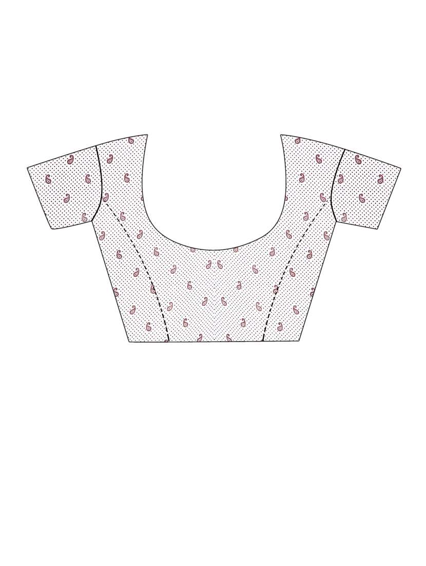 women's printed multi colored saree with blouse - 20216751 -  Standard Image - 4