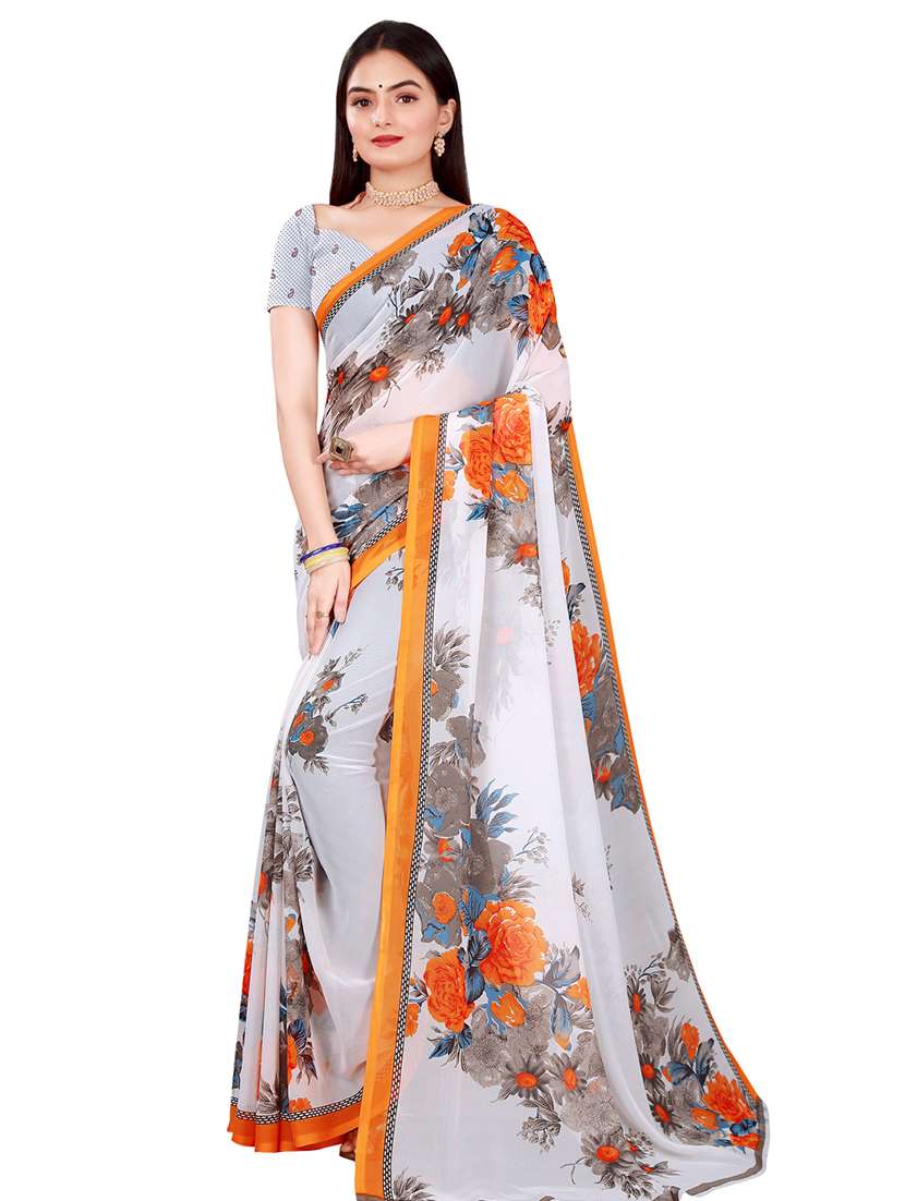 women's saree combo with blouse - 20217563 -  Standard Image - 1