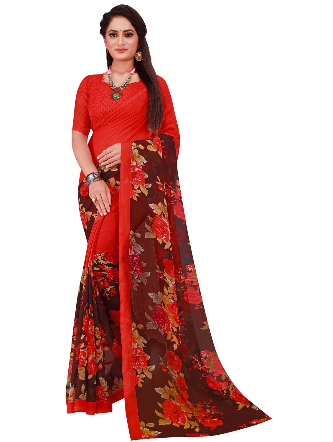 women's saree combo with blouse - 20217984 -  Standard Image - 1