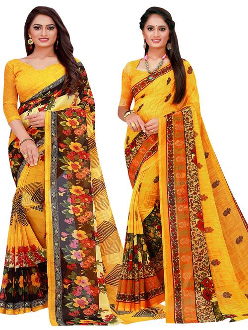 women's saree combo with blouse - 20218180 -  Standard Image - 0