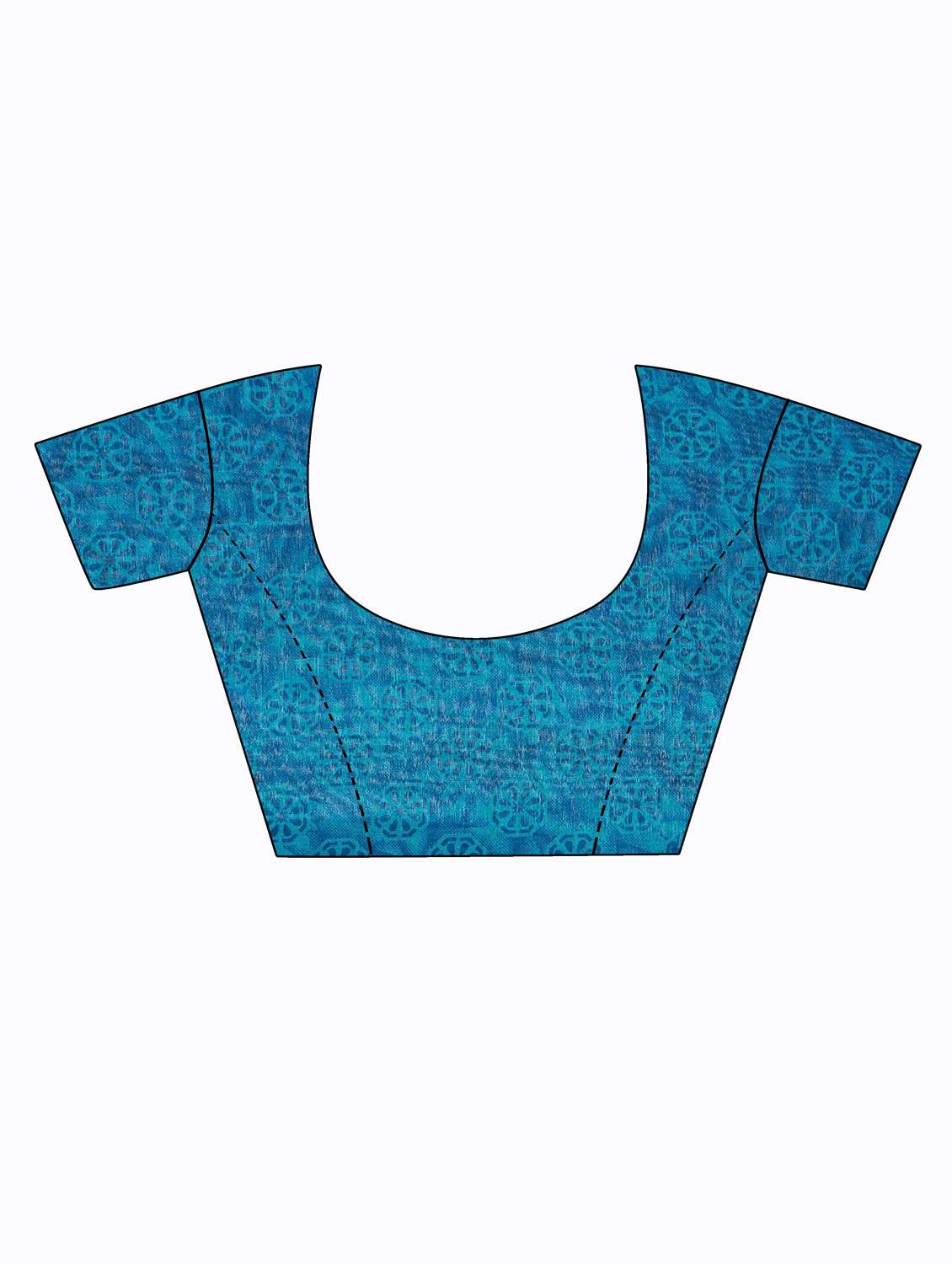 women's saree combo with blouse - 20218184 -  Standard Image - 4