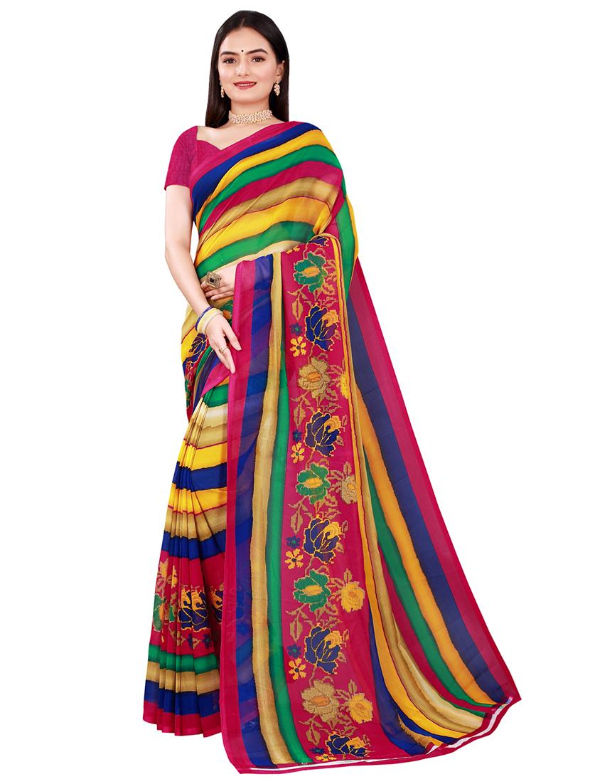 women's saree combo with blouse - 20218638 -  Standard Image - 1