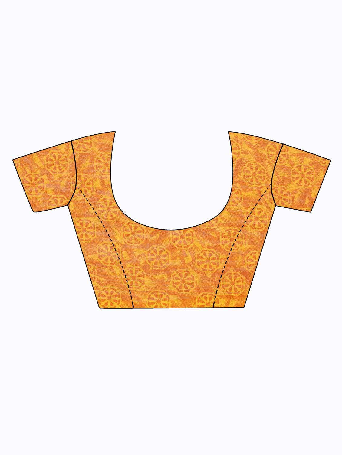 women's saree combo with blouse - 20218813 - Standard Image - 4