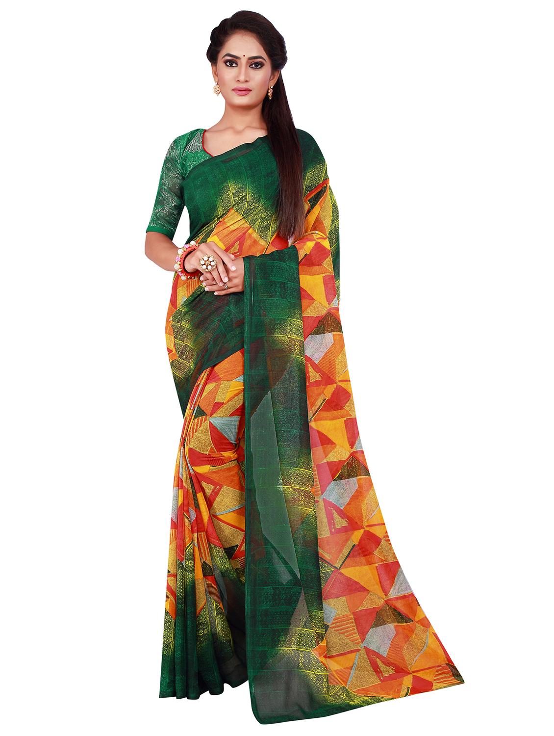 pack of 2 printed saree  - 20219268 -  Standard Image - 1